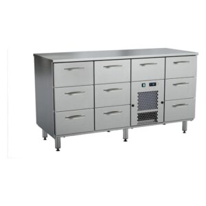 InoxBaltic Elintarvikevetolaatikosto 10xGN1/1-150