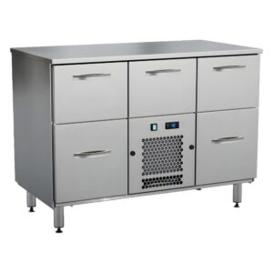 InoxBaltic Juomavetolaatikosto 1200 mm, viisi laatikkoa