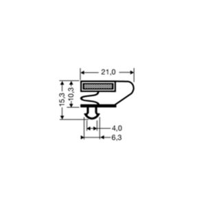 Tiiviste 410x715mm Everlasting ABF 05 E